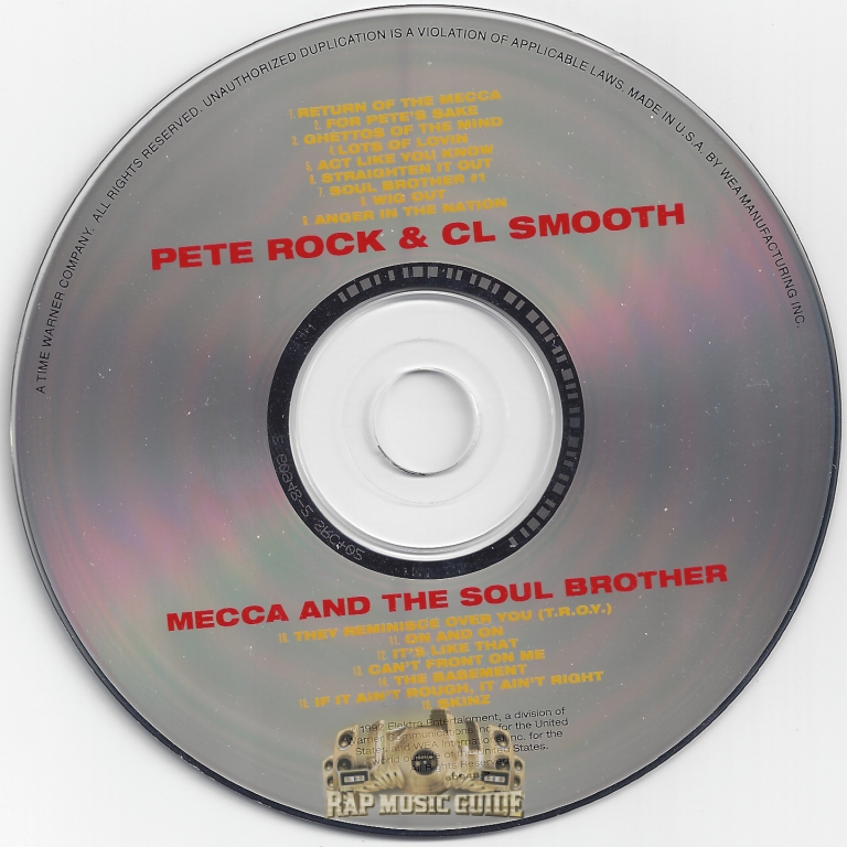 Pete Rock & C.L. Smooth - Mecca & The Soul Brother: CD | Rap Music